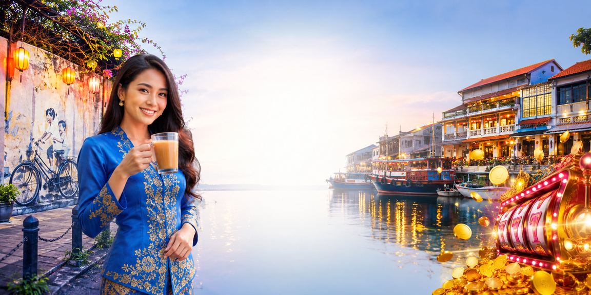 Permainan slot dan hiburan dalam talian berlatarkan budaya Melayu di Pulau Pinang
